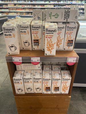Oat milk  at denn's Biomarkt in Reutlingen