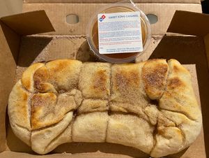Vegan cinnamon bread  at Domino's Pizza in Reutlingen