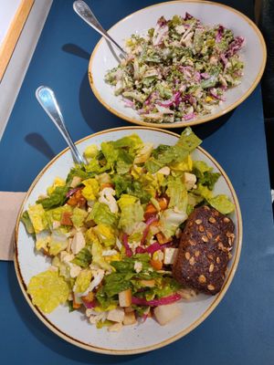 Own mix of salad at Wedo in Kongens Lyngby