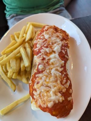 Vegan enchilada at Amigos Mexican Kitchen in Sheffield