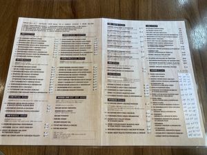 English menu available  at Plant Plan in Taichung