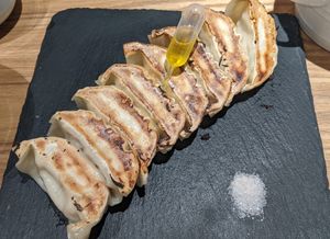  at Champagne & Gyoza Bar in Osaka