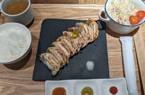  at Champagne & Gyoza Bar in Osaka