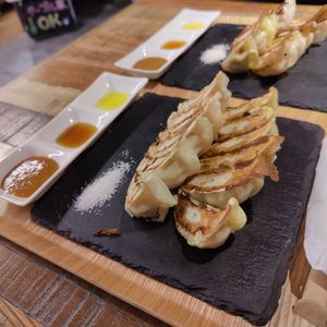  at Champagne & Gyoza Bar in Osaka