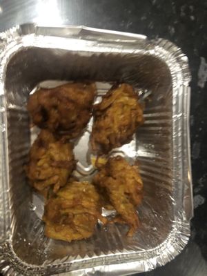 Onion bhaji  at Mughal Massala in Tipton