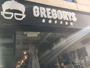 Front entrance at Gregory's Coffee - Park Ave in New York City