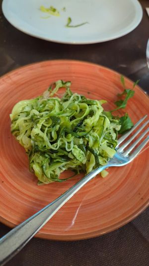 Zucchini for starters. at L'Antico Arco Osteria in Ceglie Messapica