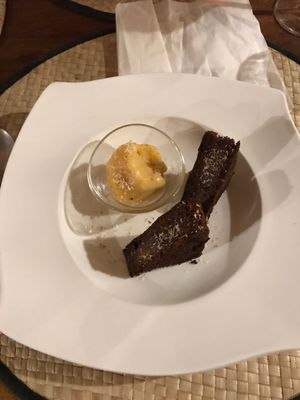 Vegan Chocolate Cake at Fattoria San Martino in Montepulciano