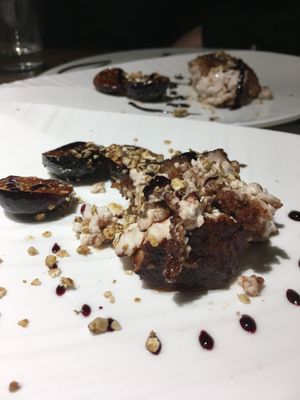 Vegan Ricotta. OMG soooo Amazing! Best Desert I've ever tasted. at Fattoria San Martino in Montepulciano