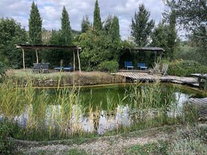 Natural pool... 😍 at Fattoria San Martino in Montepulciano