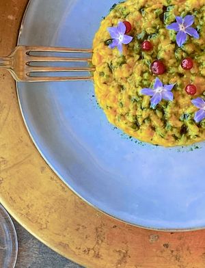 Risotto at Fattoria San Martino in Montepulciano