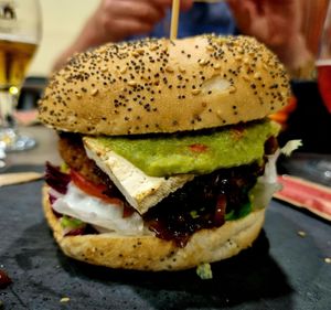 Vegan burger. at Davasa Burguer in Mallorca