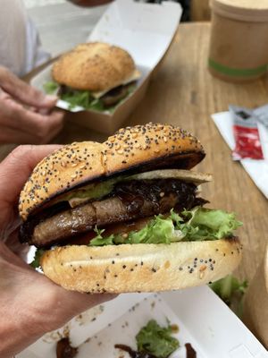 My photo doesn’t do this burger justice. It was really tasty and creative.   at Davasa Burguer in Mallorca