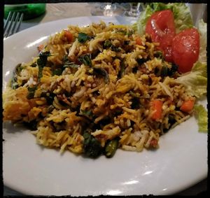 Biryani vegan at Le Dodo Posé in Clichy