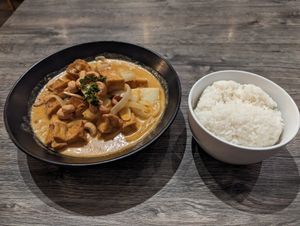 Massaman Curry with tofu at Thai @ Main Street in Durham