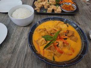 Red Curry with Tofu at Thai @ Main Street in Durham
