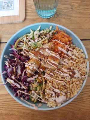 Thai bowl at Eat Plant Cafe in Chelmsford