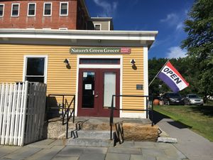Front  at Natures Green Grocer Market in Peterborough