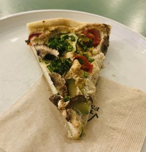 Vegan quiche  at SUEDHANG in Tubingen
