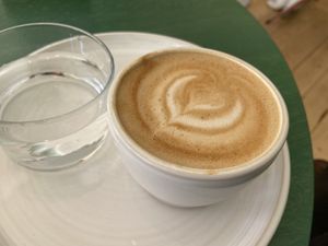 Oat milk cappuccino  at SUEDHANG in Tubingen