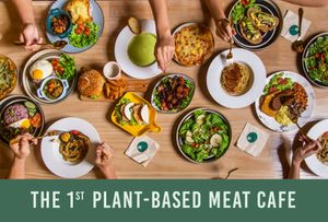 V Life is a meatfree cafe, suitable for vegetarian & muslim friendly. at V Life in Ipoh