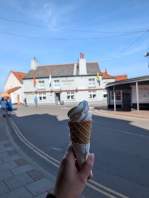 Wide range of vegan ice creams available as well as whippy - I think the whippy machine is usually on from Easter until the end of summer. Always friendly people working there too at Aloha in Sheringham