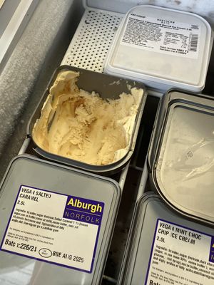 Vegan honeycomb yum  at Aloha in Sheringham