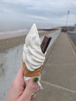 Vegan whippy at Aloha in Sheringham