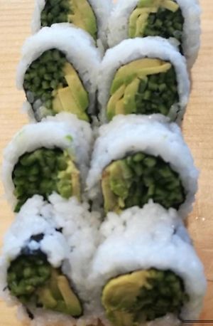 Cucumber and Avocado Roll at ASA Sushi in Moncton