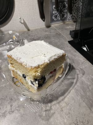 Berry Chantilly slice   at Falaya Bakehouse in Mandeville