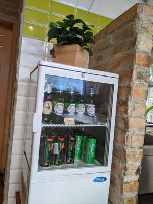 Drinks. at Jimmy'Z Vegan in Budapest