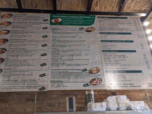 Menu. at Jimmy'Z Vegan in Budapest