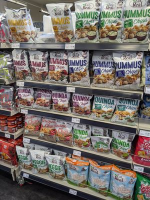 Vegan crisps at Margiotta in Edinburgh