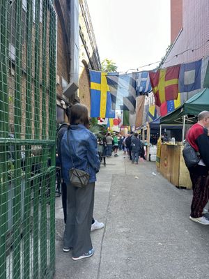   at Maltby Street Market in South East London