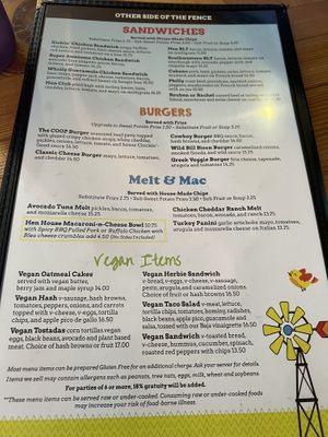  Vegan items   at Hen House Eatery in Minneapolis