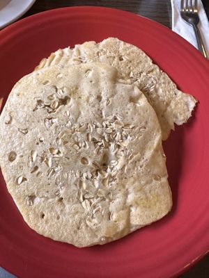 Oatmeal pancakes   at Hen House Eatery in Minneapolis