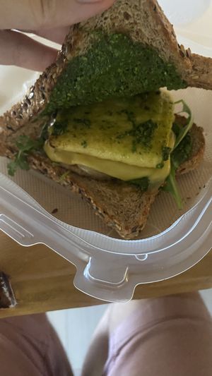 Breakfast sandwich   at Hen House Eatery in Minneapolis