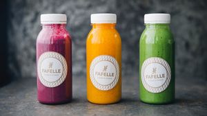 Fafelles signature homemade Smoothies! at Fafelle in Stockholm