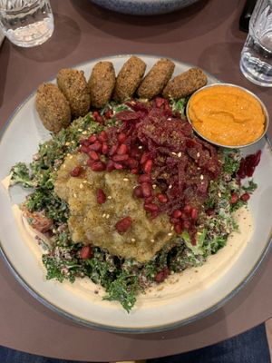 my delish meal  at Fafelle in Stockholm