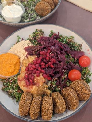 Middle East bowl at Fafelle in Stockholm