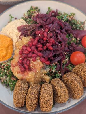 Middle East bowl at Fafelle in Stockholm