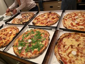 Amazing pizza at Fat Toni's Pizzeria in Stroud