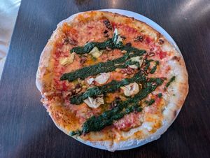 Veganised Vegesaurus at Fat Toni's Pizzeria in Stroud
