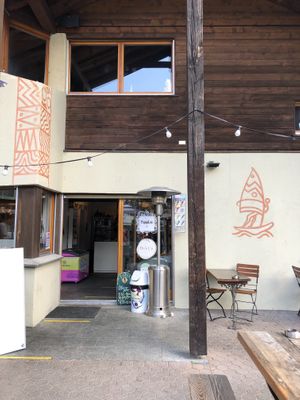 entrance  at Pappaloù in Silvaplana