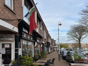 Outside Sana Sini at Sana Sini in The Hague