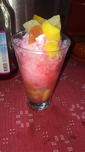 Delicious Es shanghai with coconut milk, highly recommend! at Sana Sini in The Hague