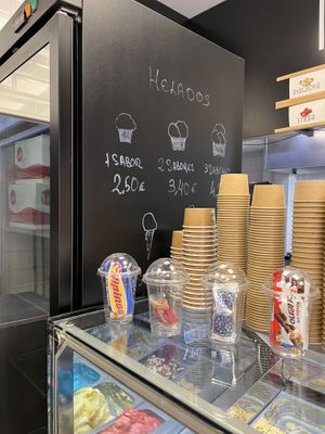 Inside  at Mordisquitos Cafe in Tenerife