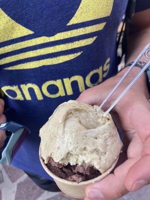 Pistazie und Ferrero Rocher  at Mordisquitos Cafe in Tenerife