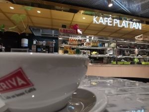 Central, vegan, & good coffee... at Kafé Plattan in Stockholm