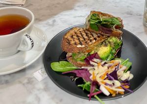 Walnut Pesto sandwich at Kafé Plattan in Stockholm